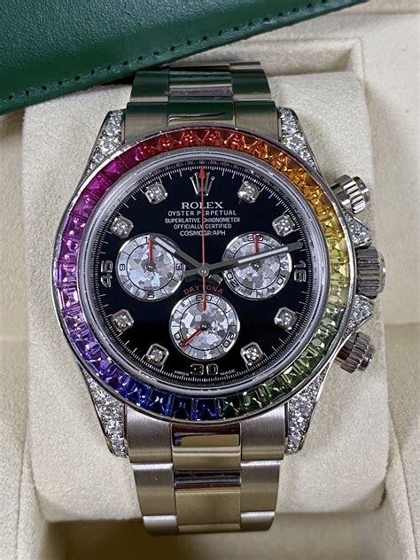 rolex daytona rainbow watch|Rolex daytona rainbow 2022 price.